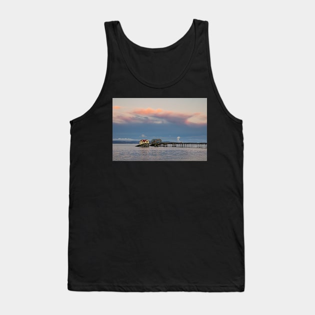 Mumbles Pier, Swansea Bay Tank Top by dasantillo